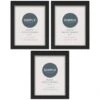Simply Everyday 5 X 7" Block Frames 3pk - Black