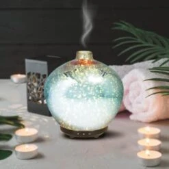 Essence Colour Changing Rose Gold Aroma Diffuser -Decorative Accessories Shop 363278 colour changing glass aroma diffuser rosa cyan