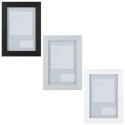 B&M Block Photo Frame 4 X 6" 2pk - Grey 7 B&M Block Photo Frame 4 X 6" 2pk - Grey -Decorative Accessories Shop 367045 2pk block photo frame 4x6 main