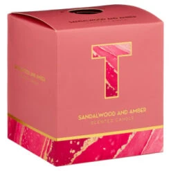 B&M Alphabet Candle (Assorted) - Sandalwood & Amber -Decorative Accessories Shop 372815 372816 372849 alphabet candle sandalwood and amber t