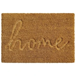 B&M Home Plaited Coir Doormat 40 X 60cm 1 B&M Home Plaited Coir Doormat 40 X 60cm