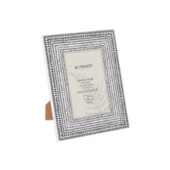 B&M Spotty Photo Frame 4 X 6" - Black & White