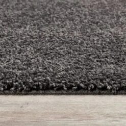 B&M Buddy Plain Shaggy Grey Runner Doormat -Decorative Accessories Shop 392183 buddy plain shaggy runner 50 x 150cm grey