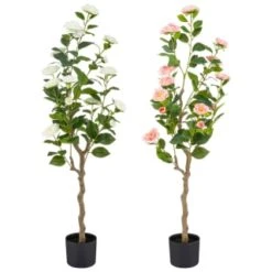 Bloom Rose Tree - White 5 Bloom Rose Tree - White -Decorative Accessories Shop 392869 rose tree group