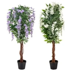 Bloom Wysteria Tree In Pot - Purple -Decorative Accessories Shop 392870 4ft wysteria tree group