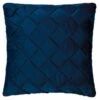 Basket Weave Navy Cushion