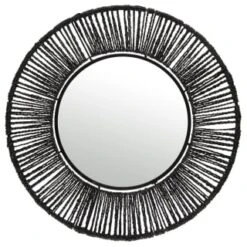 B&M Seagrass Mirror - Black