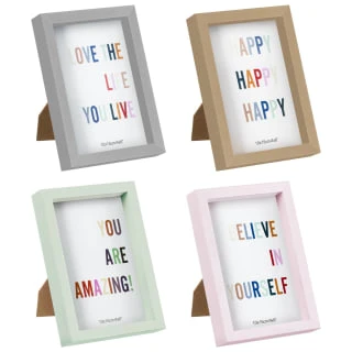 B&M Colourblock Frame 4 X 6" - Silver 3 B&M Colourblock Frame 4 X 6" - Silver - Image 3