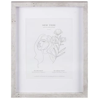 B&M Concrete Effect Photo Frame A4 1 B&M Concrete Effect Photo Frame A4