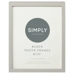 Simply Everyday 8 X 10" Block Frames 3pk - Grey -Decorative Accessories Shop 396677 3pk simply everyday 8x10 photo frame grey 2