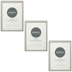 Simply Everyday A4 Block Frames 3pk - Grey