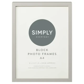 Simply Everyday A4 Block Frames 3pk - Grey 2 Simply Everyday A4 Block Frames 3pk - Grey - Image 2
