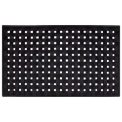 B&M Cross Hatch Rubber Doormat